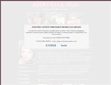 Tablet Screenshot of jeune-amatrice-nue.com